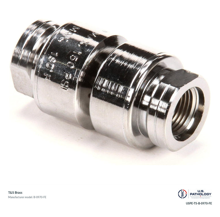 T&S Brass B-0970-FE Atmospheric back-flow preventer; genuine T&S manufacturer reference; USPE catalog USPE-TS-B-0970-FE