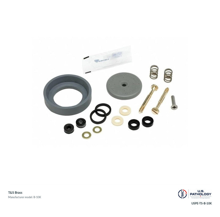 T&S Brass B-10K Spray valve repair kit; genuine T&S manufacturer reference; USPE catalog USPE-TS-B-10K