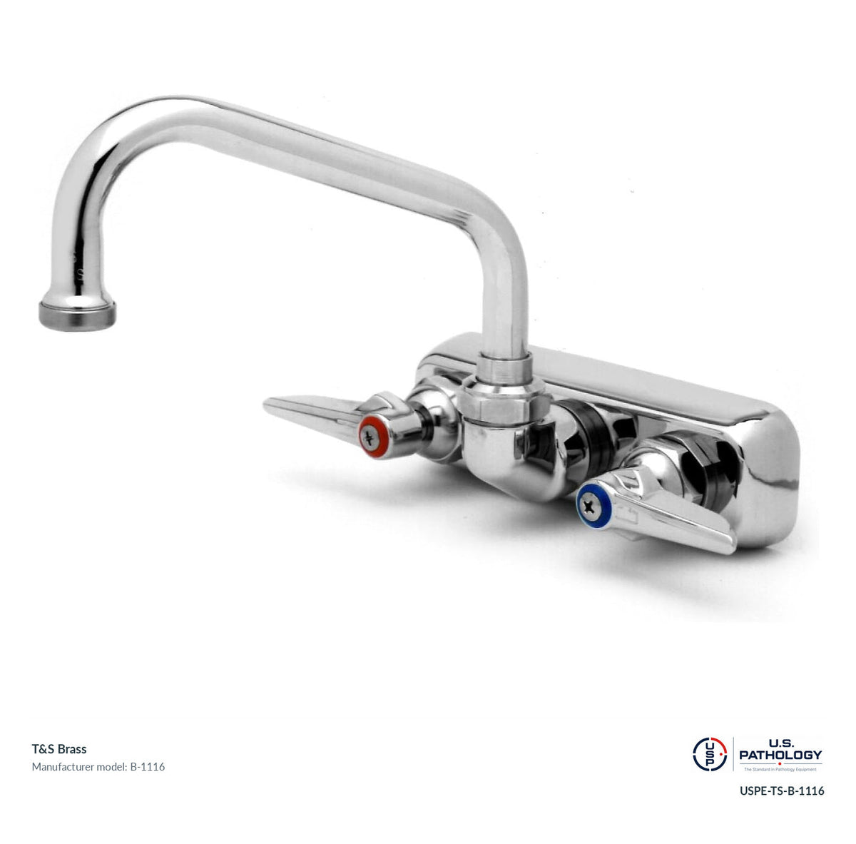 T&S Brass B-1116 Workboard faucet; genuine T&S manufacturer reference; USPE catalog USPE-TS-B-1116