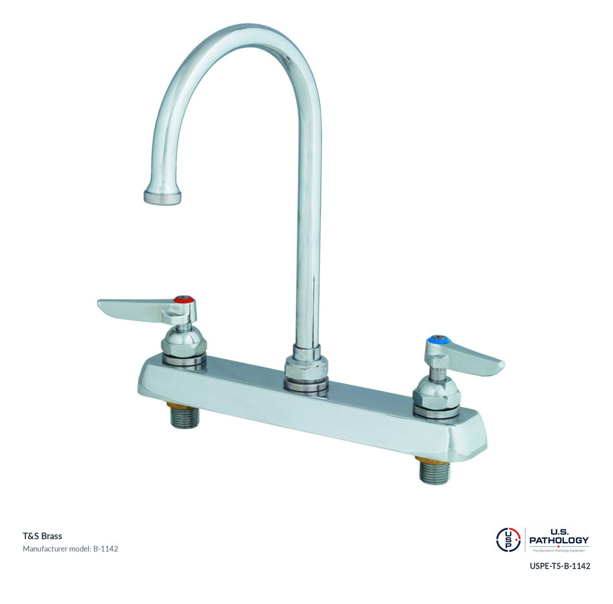 T&S Brass B-1142 Workboard faucet; genuine T&S manufacturer reference; USPE catalog USPE-TS-B-1142