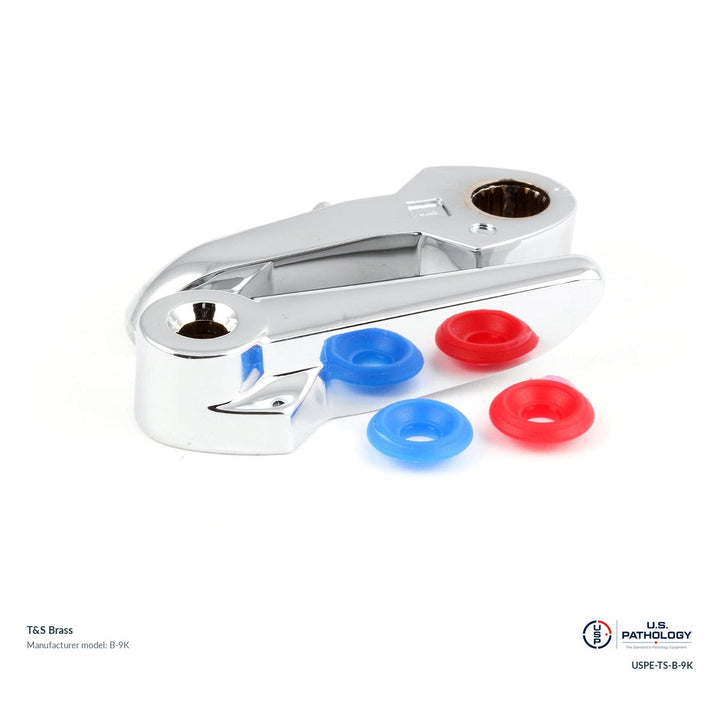 T&S Brass B-9K Lever handles; genuine T&S manufacturer reference; USPE catalog USPE-TS-B-9K