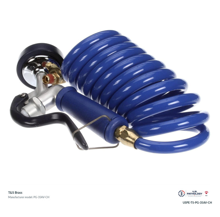 T&S Brass PG-35AV-CH Pet grooming spray valve and coiled hose