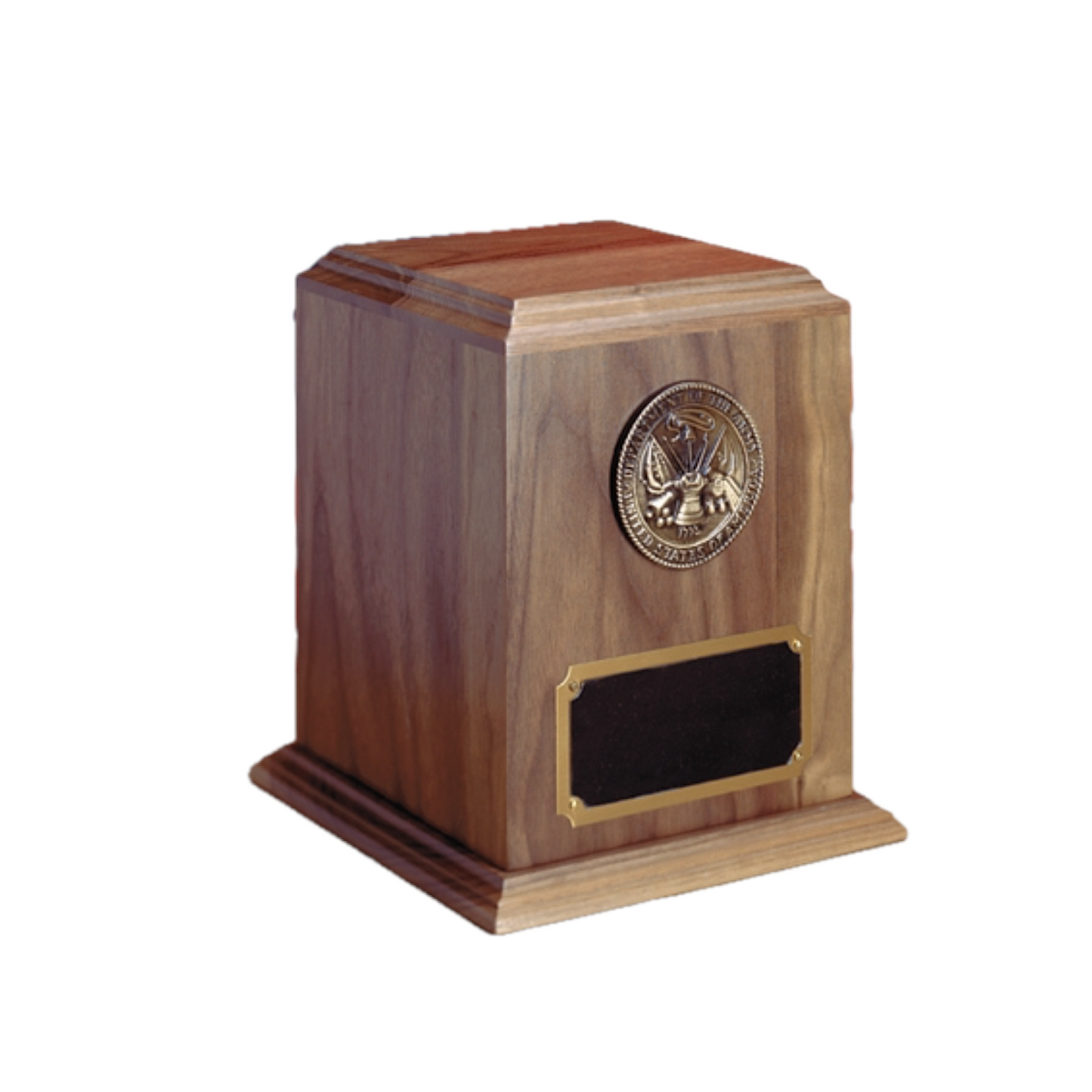 Oversize Walnut Military Spec Veteran Urn — VET-003