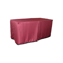 Williston Burgundy Portable Presentation Table – Plus – Williston Burgundy VTPL Covered