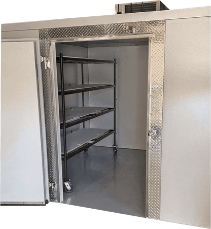 10x10 Walk - In Mortuary Cooler – Model 2000 - 1010 - American Mortuary Coolers & Equipments