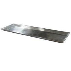 23" Stainless Steel Mortuary Trays – 3-Pack
