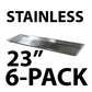 Mortuary Stainless Storage Tray (23" Width, Set of 6)