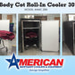 American Mortuary Cooler pictured in upgraded black exterior