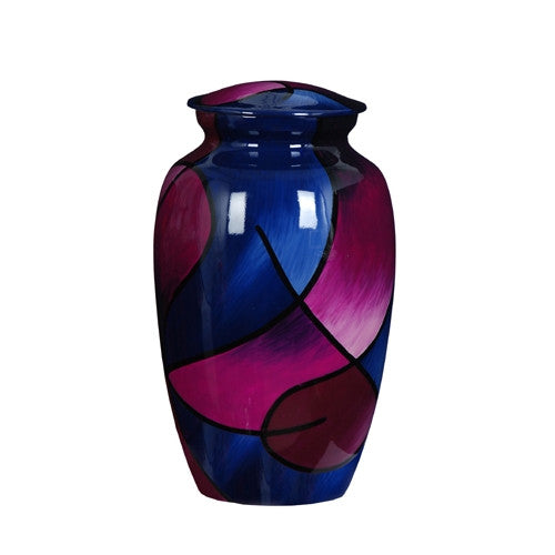 Urn Hand Painted Abstract