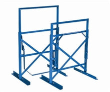 Easy-lift casket jack set for single-operator casket positioning, 1000 lb capacity