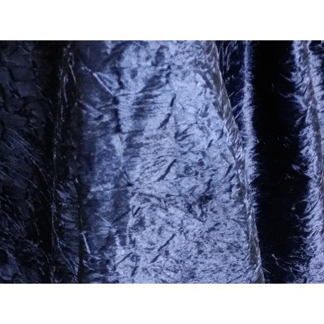 Church truck drape navy blue velvet rear pleat detail | Funeral Source One