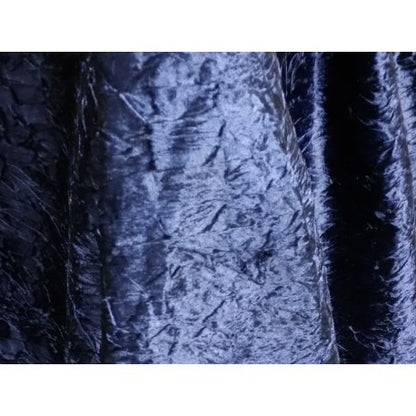 Church truck drape navy blue velvet rear pleat detail | Funeral Source One