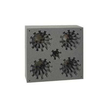 Five hole floral vase block for transporting funeral flower arrangements, non-skid base