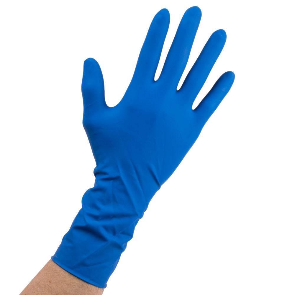 Textured 15 mil thick latex glove