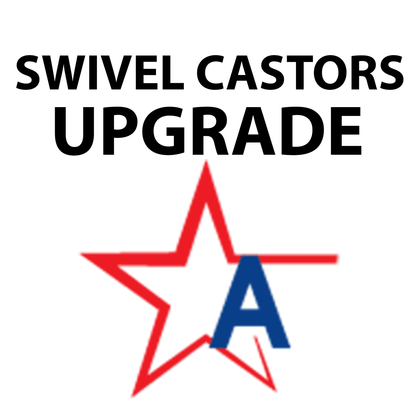 Walk-in mortuary cooler add swivel castors — mobile caster upgrade option | American Mortuary Coolers