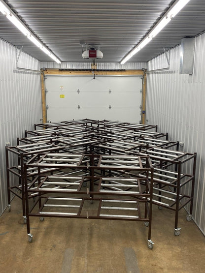 AMC 3TSL – 3-Tier Side Loading Mortuary Rack | Mobile & Affordable - American Mortuary Coolers & Equipments