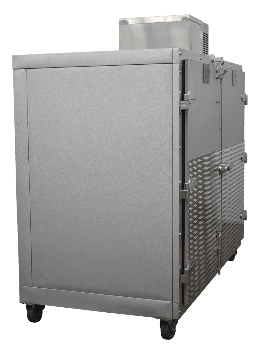 3 Body XL side loading mortuary cooler by Mortuary Cooler Authority