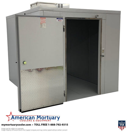 Compact 9 - Body Mortuary Storage: 8x10 Cooler with - American Mortuary Coolers & Equipments