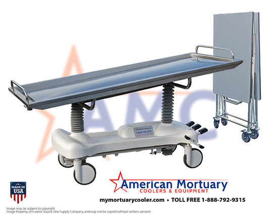 Oversized Hydraulic Embalming Table / Folding Dressing Table Combo Pack
