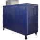Blue mortuary cooler 3 body morgue cooler 