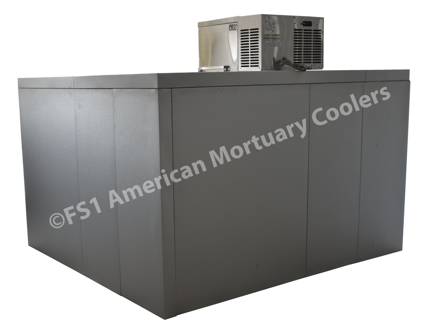 Triple Cot Roll-In Mortuary Cooler AMC Model #TR3