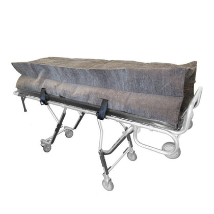 Model 335 premium plush mortuary cot pouch, standard and oversized first call transfer pouch | American Mortuary Coolers