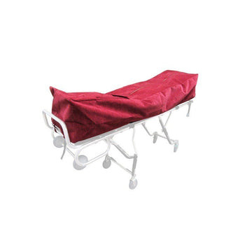 Premium Plush Mortuary Cot Pouch Burgundy