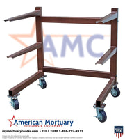 Premium 3 - Tier Cantilever Mortuary Rack - American Mortuary Coolers & Equipments