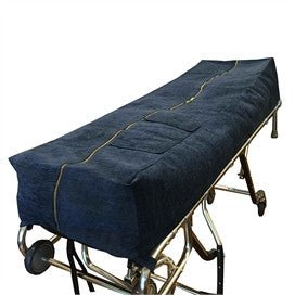 Premium Plush Mortuary Cot Pouch – Aria Blue - Model 335 - XLB - American Mortuary Coolers & Equipments