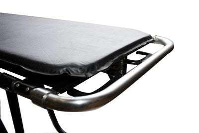 TITAN 1200XL bariatric mortuary cot lowered position, heavy-duty funeral home removal stretcher