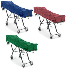 TITAN oversized mortuary cot pouch color options, bariatric funeral cot covers with dual zippers
