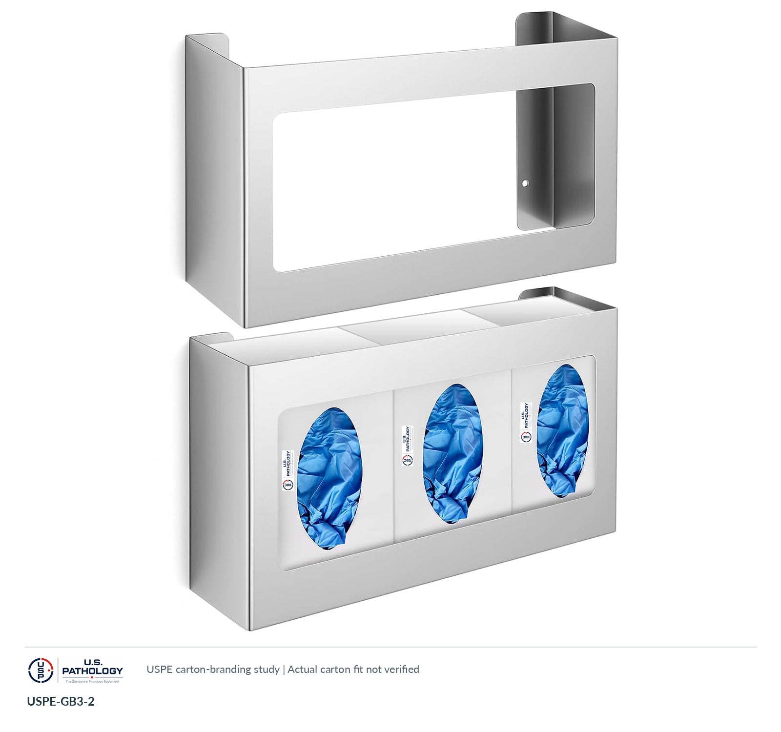 Glove-box holder. Source photograph / carton branding preview
