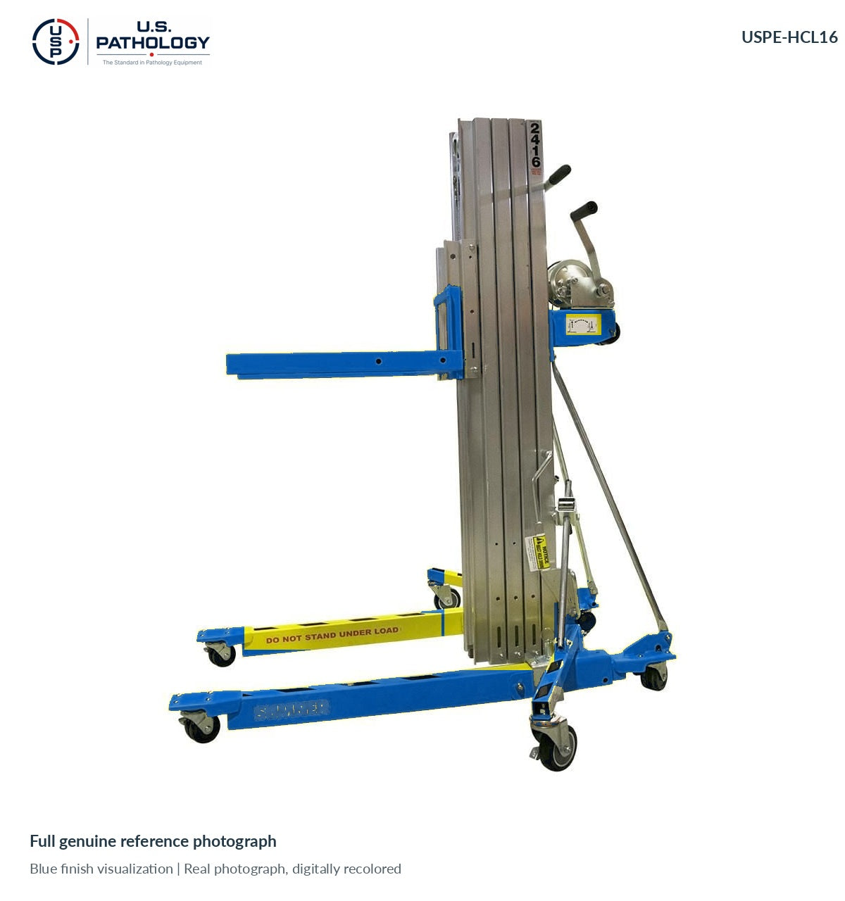 USPE-HCL16 hand-crank lift review: configuration reference, supplied hardware subject to quote