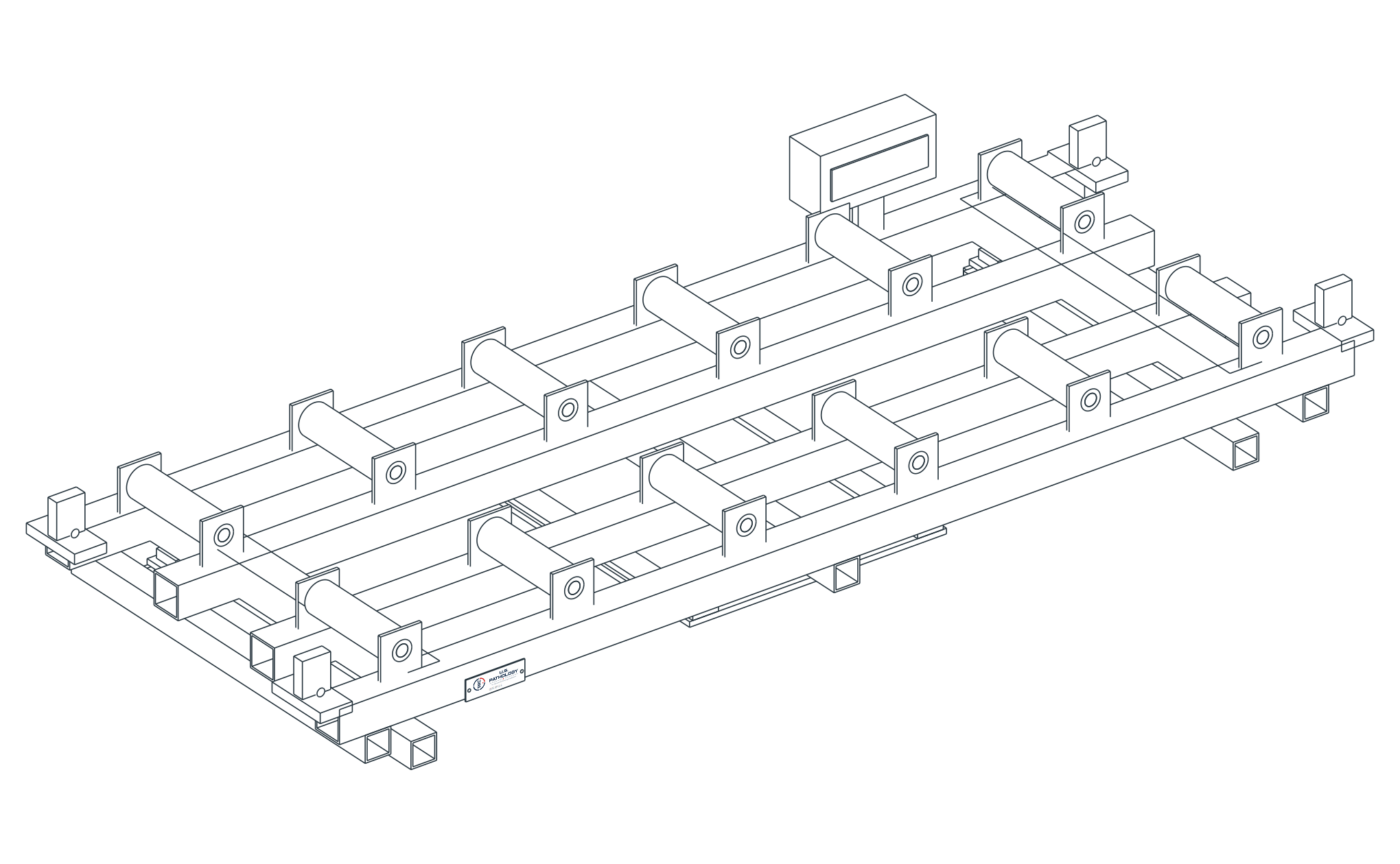 USPE Weighing Roller Pallet | USPE-RP12-S: configuration reference, supplied hardware subject to quote