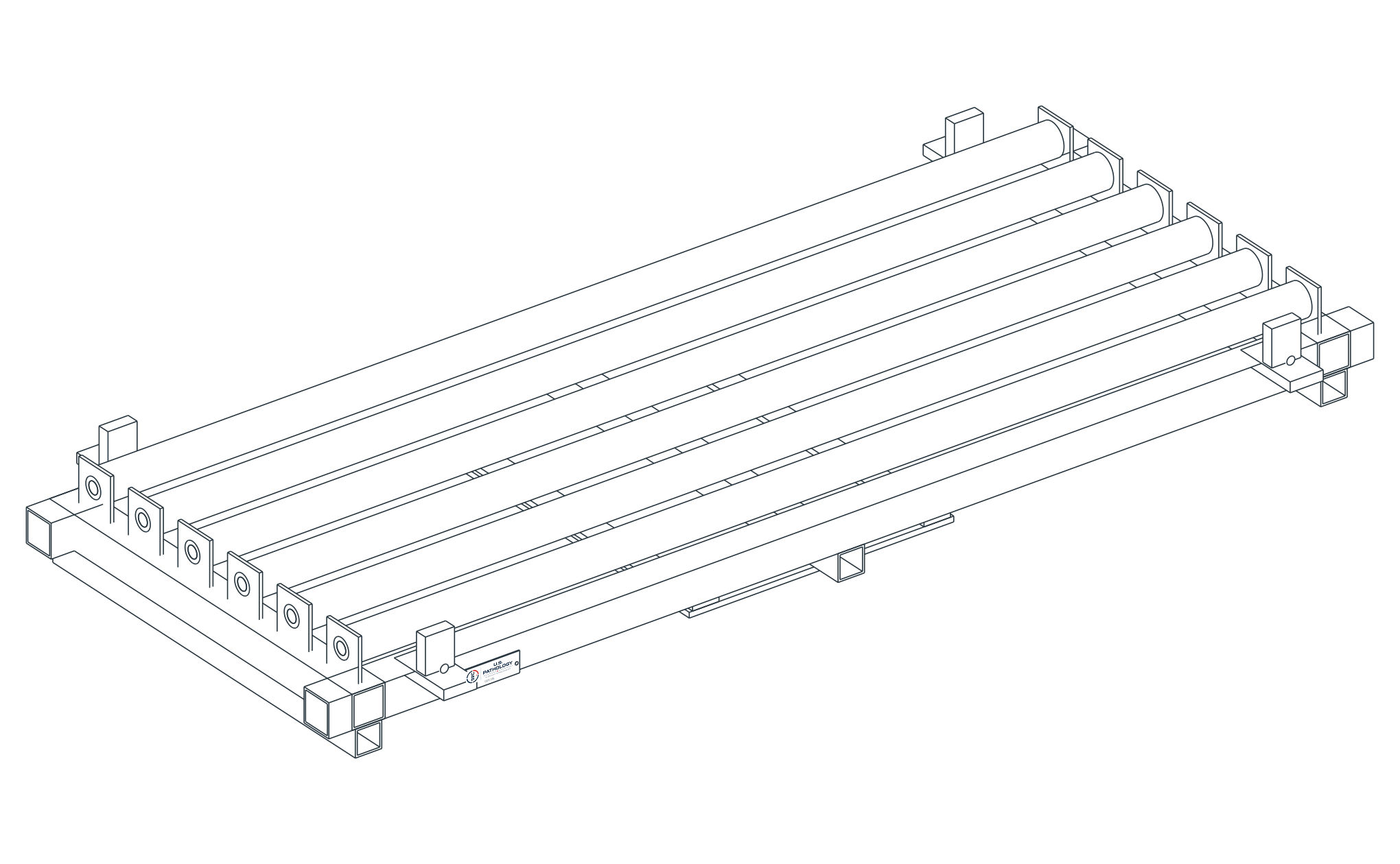 USPE Side-Transfer Roller Pallet | USPE-SR6: configuration reference, supplied hardware subject to quote