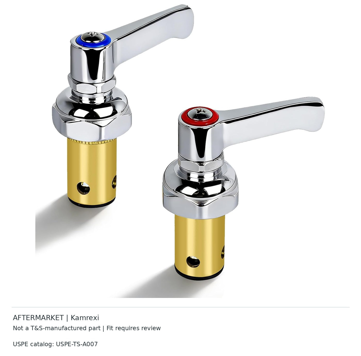 Kamrexi Hot and cold side handle stem assembly set | Aftermarket