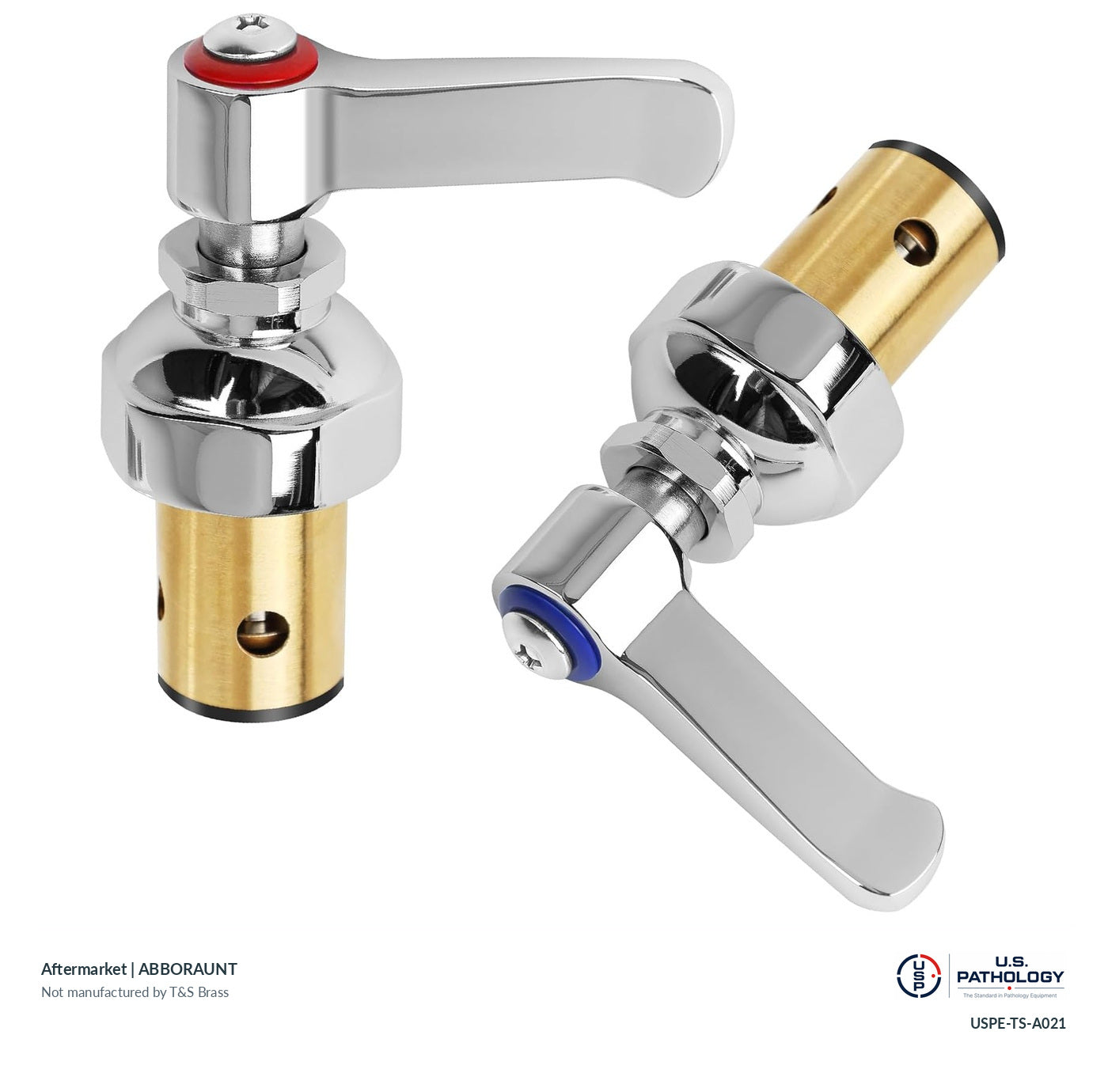 ABBORAUNT Hot and cold handle stem assembly set | Aftermarket