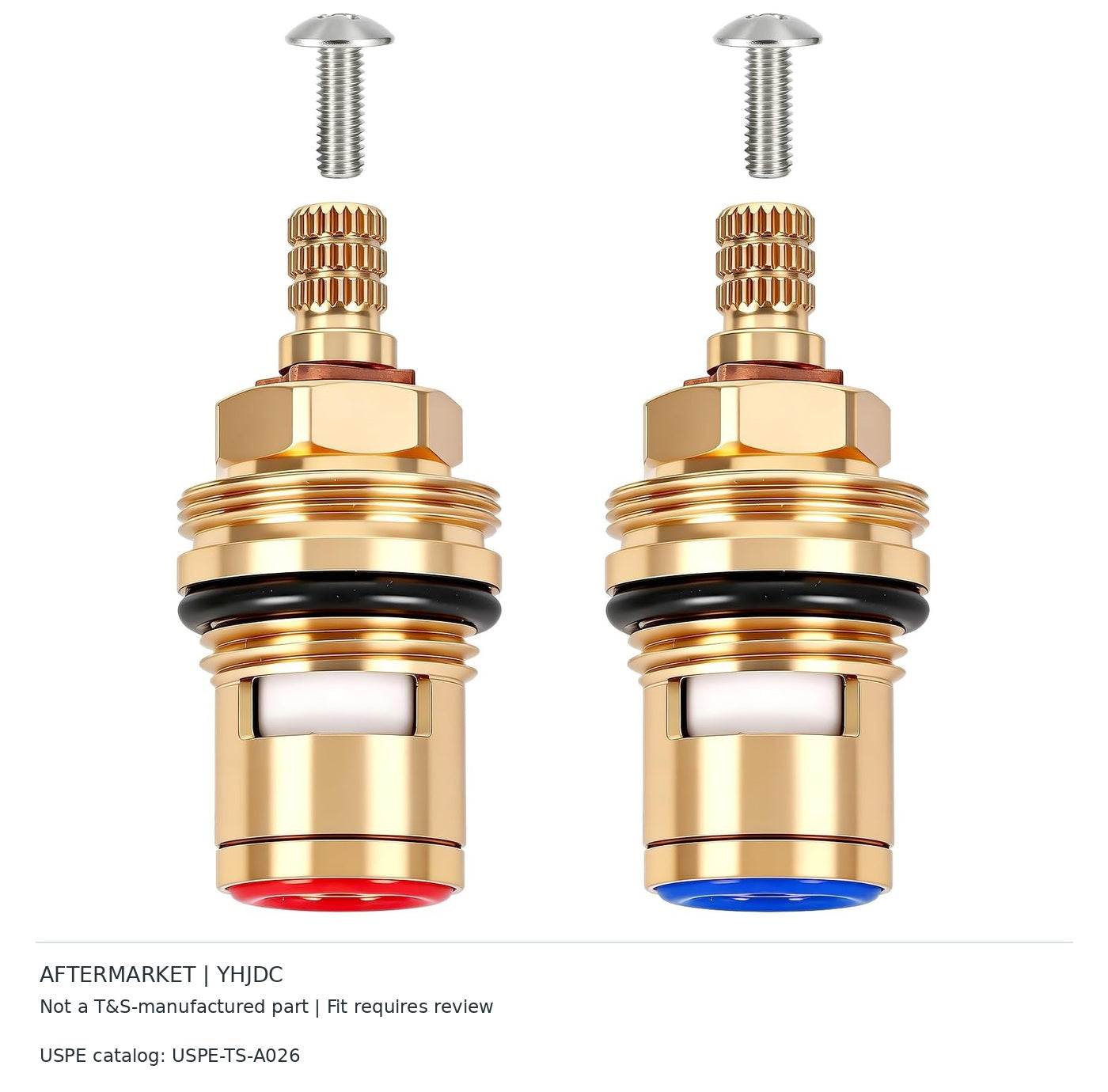 YHJDC Hot and cold ceramic cartridge set | Aftermarket
