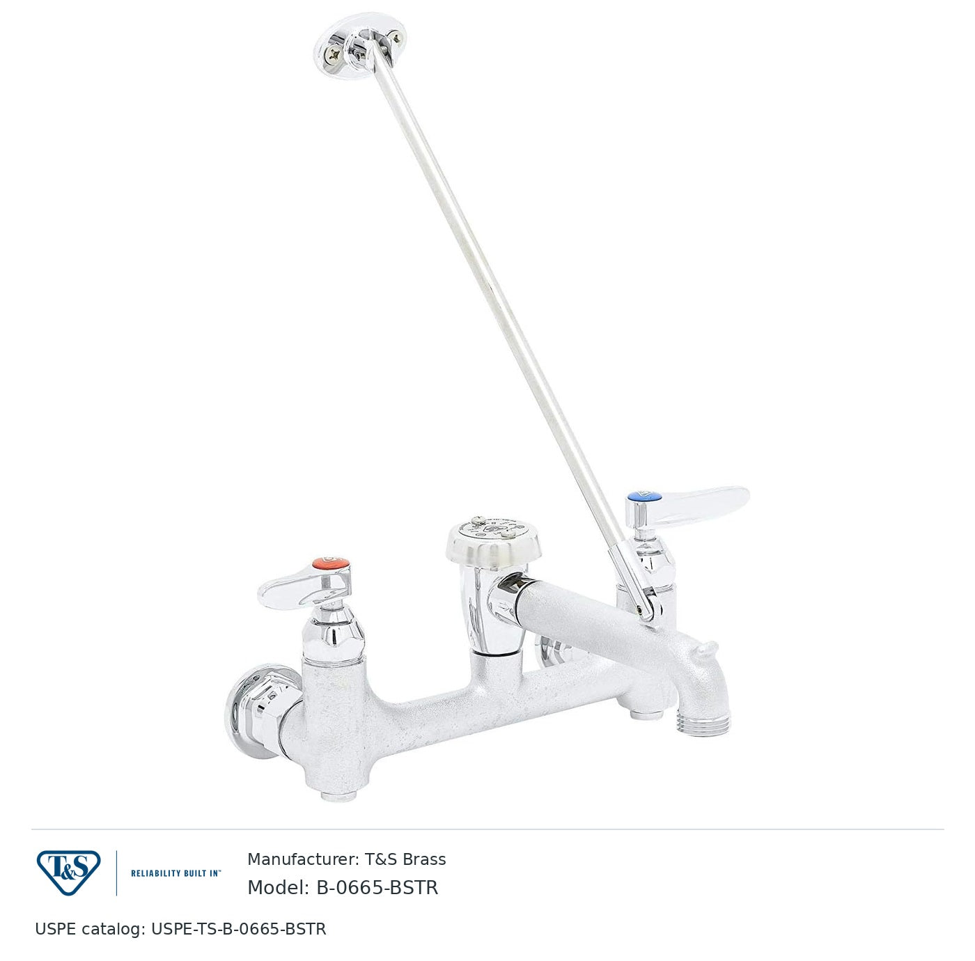 T&S Brass B-0665-BSTR Service sink faucet
