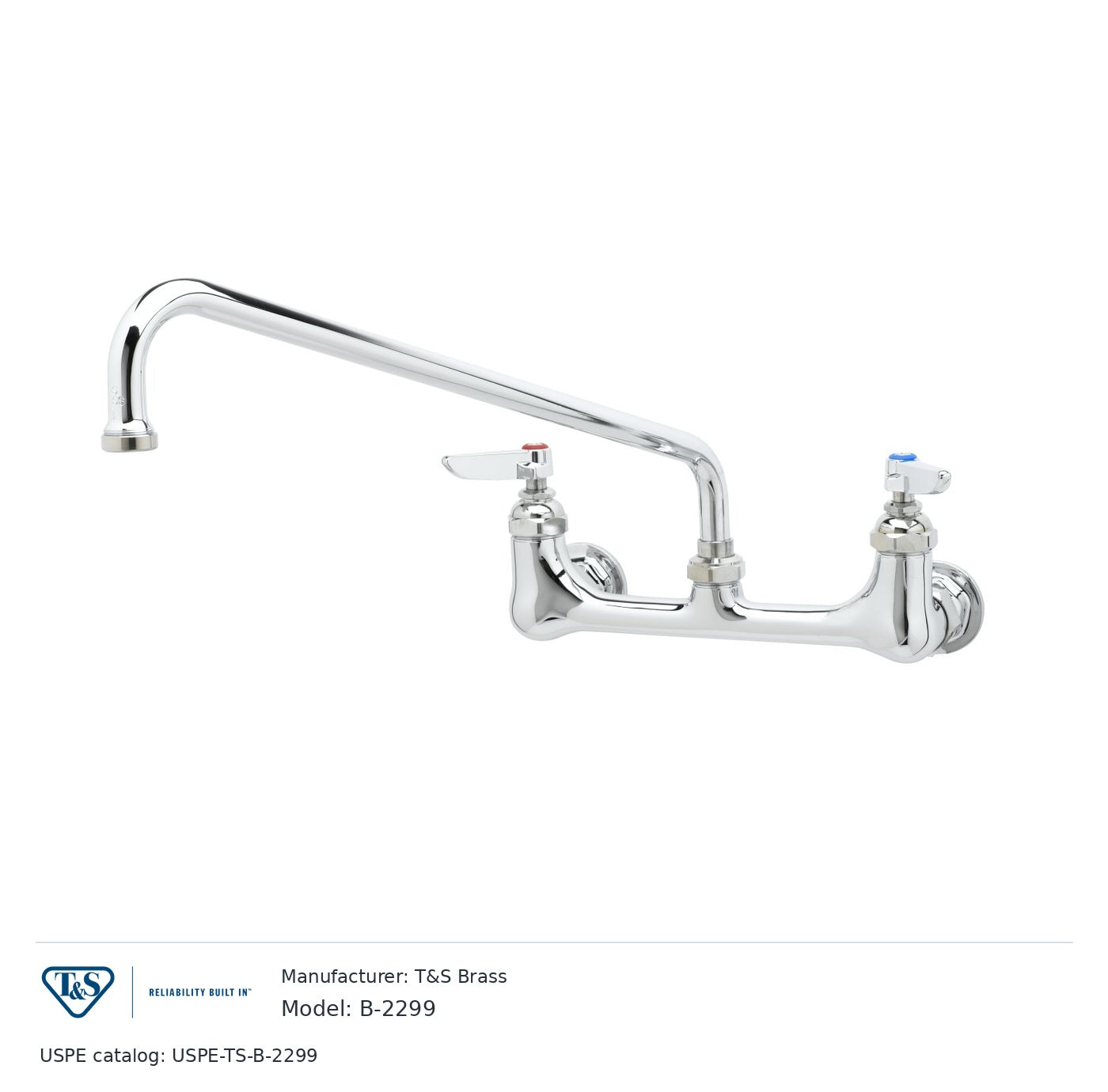 T&S Brass B-2299 Double pantry faucet